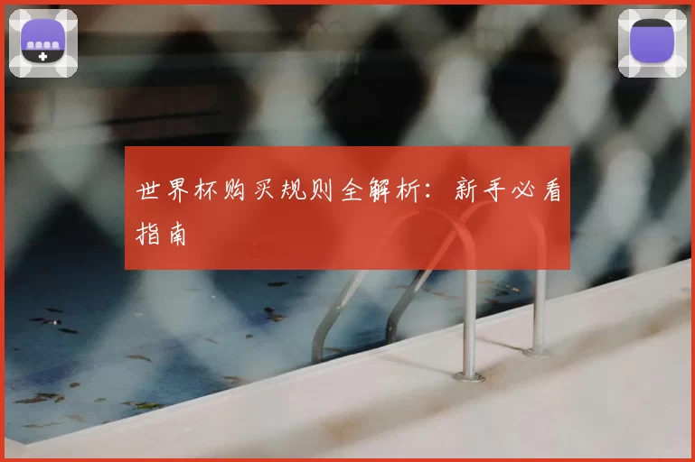 世界杯购买规则全解析：新手必看指南